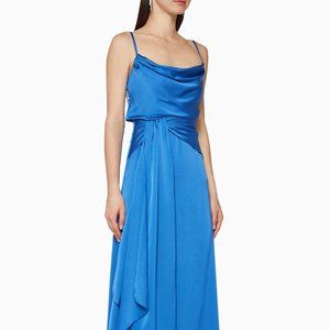 Fame and Partners Blue Anita Dress Size 0